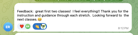 Testimonial from Elizabeth