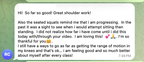 Testimonial from Raquel Clark